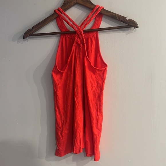 ABERCROMBIE KIDS Girl’s Bright Red Braided Strap Tank Top Size 11/12 - Picture 2 of 5